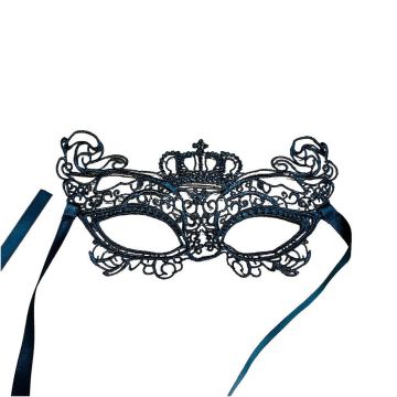 CORONA Πλεκτή μάσκα με σχέδιο Κορώνα για ερωτικά παιχνίδια