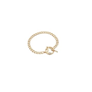 Just Cavalli Γυναικείο Κόσμημα Βραχιόλι 18 cm από Ανοξείδωτο Ατσάλι σε Χρυσό χρώμα, JCFB00473200 - Just Cavalli