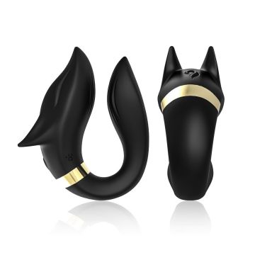 FOX Αδιάβροχος φορητός δονητής σχήματος U με τηλεχειριστήριο Fox Couple