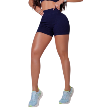 AMOUNA Αθλητικό ριμπ σορτσάκι με ελαστικότητα
