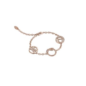 Just Cavalli Γυναικείο Κόσμημα Βραχιόλι Combinato 16 cm από Ατσάλι σε Ροζ Χρυσό χρώμα, JCBR01093300 - Just Cavalli