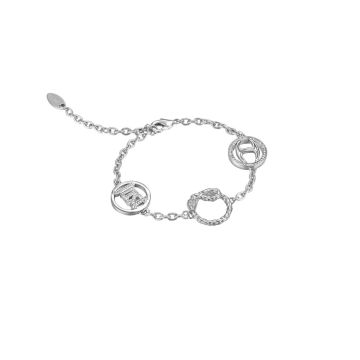 Just Cavalli Γυναικείο Κόσμημα Βραχιόλι Combinato 16 cm από Ατσάλι σε Ασημί χρώμα, JCBR01093100 - Just Cavalli