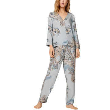 MALA Σετ Πυτζάμας απο Βισκόζη με Σχέδιο Λαχούρι