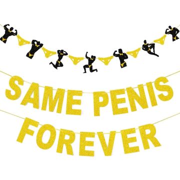 Γιρλάντα “Same Penis Forever” – Διακόσμηση για Bachelorette Party