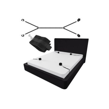 CUFF Σετ Ερωτικά Αξεσουάρ δεσίματος, Χειροπέδες με Ιμάντες Χεριών και Ποδιών με ρυθμιζόμενο μήκος