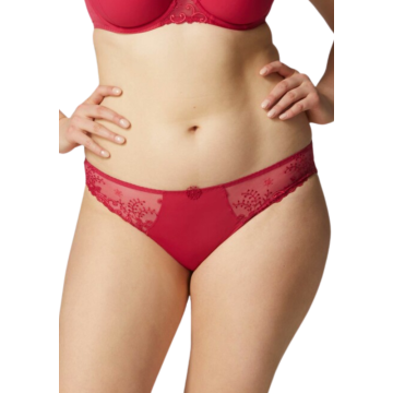 DELLI Σλιπ με διφάνεια και φλοράλ λεπτομέρειες