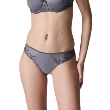 ANDORA Στρινγκ με λουλουδάτες λεπτομέρειες και διαφάνεια