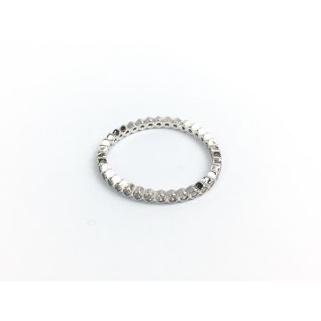 Χειροποίητο Γυναικείο Κόσμημα Δαχτυλίδι από Ασήμι 925 με Ζιργκόν πετράδια