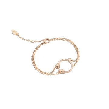 Just Cavalli Γυναικείο Κόσμημα Βραχιόλι 16 cm από Ατσάλι σε Ροζ Χρυσό χρώμα, JCBR00893300 - Just Cavalli