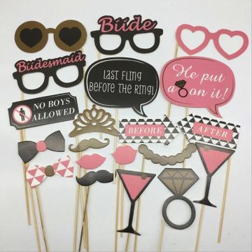 Σετ πάρτυ με μάσκες με μουστάκι