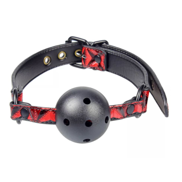 MOUTH GAG με Μπάλα Σιλικόνης για BDSM παιχνίδια