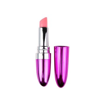 LIPSTICK VIBRATOR Μίνι Δονητής Κραγιόν σε ροζ χρώμα, 12x2.2 cm