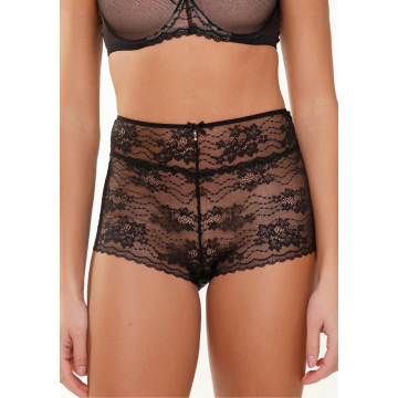 LORIE Ψηλόμεσο σλιπ με δαντέλα