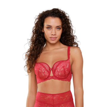 NANCY Σουτιέν με μπανέλα και δαντέλα