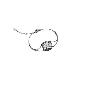 Just Cavalli Γυναικείο Κόσμημα Βραχιόλι 16 cm από Ατσάλι σε Ασημί χρώμα, JCBR01042100 - Just Cavalli