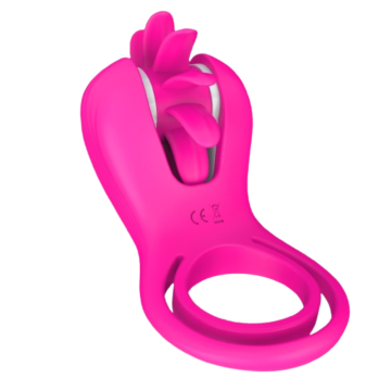 WIND Επαναφορτιζόμενο Δαχτυλίδι πέους με περιστρεφόμενες γλώσσες