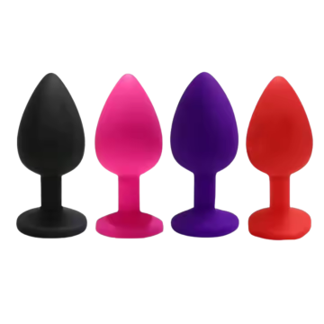 LOCU Πρωκτική Σφήνα απο Σιλικόνη με διαμαντάκι