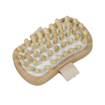 Ξύλινο Εργαλείο Μασάζ για κυτταρίτιδα σε φυσικό χρώμα ξύλου, σε ορθογώνιο σχήμα, Massage roller