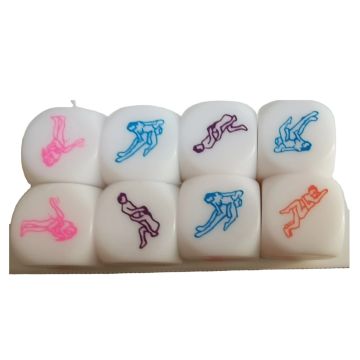 DICE Ζάρι με διαφορετικές ερωτικές στάσεις για στιγμές παιχνιδιού & απόλαυσης